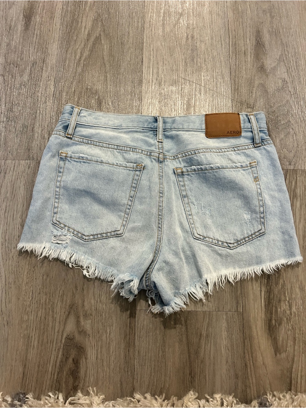 High Rise Jean Shorts - Picture 2 of 3